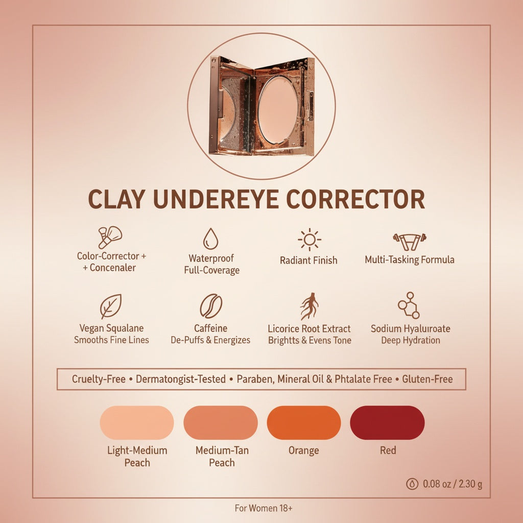 Clay undereye corrector
